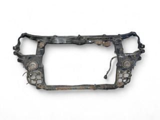 передняя панель крепления облицовки (телевизор) Hyundai Santa Fe 2 поколение [рестайлинг] CM 2010, 2.2 л., CRDi, D4HB, дизель, 6МКПП, phantom black / nka, внедорожник 5 дв., полный привод, правый руль, 64101-2B600