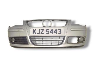 бампер передний Volkswagen Polo 4 поколение [рестайлинг] 2006, 1.2 л., i, BMD, бензин, 5МКПП, reflex silver / la7w, хетчбэк 5 дв., передний привод, правый руль, 6Q0807217E