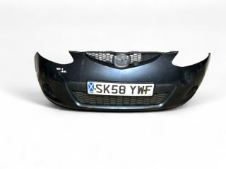 бампер передний Mazda 2 DE 2008, 1.3 л., i, ZJ46, бензин, 5МКПП, metropolitan gray / 36c, хетчбэк 5 дв., передний привод, правый руль, D651-50031