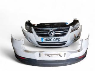 передняя часть (ноускат) в сборе Volkswagen Tiguan 1 поколение 2010, 2.0 л., TDi, CBAB, дизель, 6МКПП, candyweiss / lb9a, внедорожник 5 дв., полный привод, правый руль