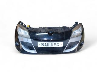 передняя часть (ноускат) в сборе Renault Megane 3 поколение 2011, 1.5 л., DCi, K9K 846, дизель, 6МКПП, star black / tegne, хетчбэк 3 дв., передний привод, правый руль