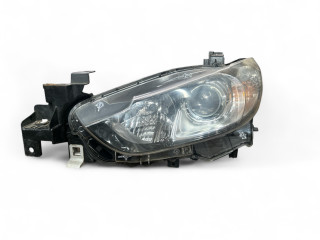 фара левая Mazda 6 GJ [рестайлинг] GJ 2015, 2.2 л., TD, SHY1, дизель, 6МКПП, snowflake white / 25d, седан, передний привод, правый руль, GJE8-51-0L0D