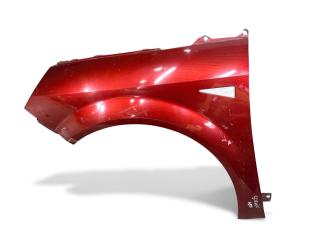 крыло переднее левое Renault Scenic 2 поколение [рестайлинг] 2008, 1.6 л., i, K4M 766, бензин, 6МКПП, rouge pavot / tenng, минивэн, передний привод, правый руль