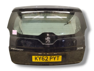 крышка багажника (дверь 3-5) Peugeot 5008 1 поколение 2012, 1.6 л., HDi, 9HR (DV6C), дизель, 6МКПП, noir perla nera / ktv, минивэн, передний привод, правый руль, 8701CP