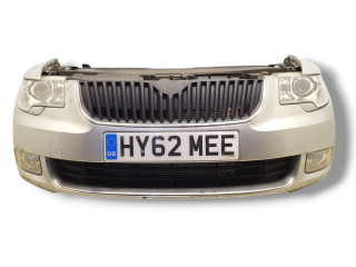 передняя часть (ноускат) в сборе Skoda Superb 2 поколение 3T 2012, 1.6 л., TDi, CAYC, дизель, 6МКПП, reflex silver / la7w, лифтбэк, передний привод, правый руль, 3T2941017E, 3T0853668A, 3T0807221G, 3T0805588D, 3T0807109C, 1K0121205AC, 1K0959455FD, 3T2941018E