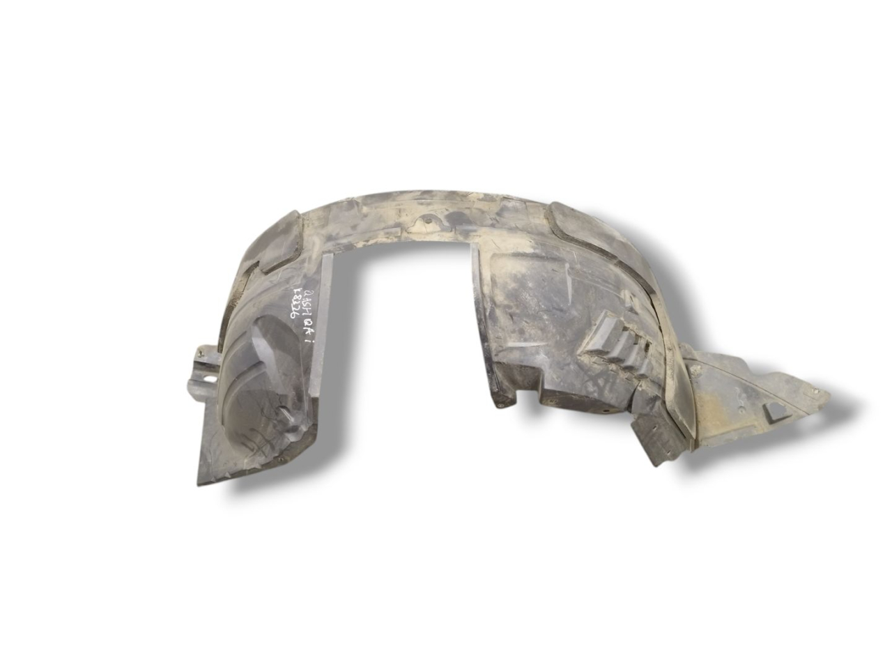 защита арок передняя левая (подкрылок) Nissan Qashqai 1 поколение 2009, 1.5 л., DCi, K9K 292, дизель, 6МКПП, silver / ky0, внедорожник 5 дв., передний привод, правый руль, 63841-EY10A - фото №1