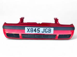 бампер передний Volkswagen Golf 4 поколение 2000, 1.6 л., i, AUS, бензин, 5МКПП, tornadorot / ly3d, хетчбэк 5 дв., передний привод, правый руль, 1J0807221A