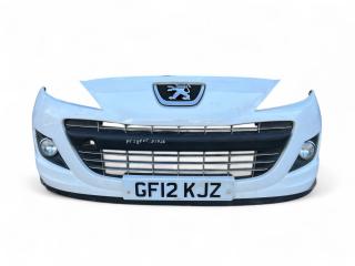 бампер передний Peugeot 207 1 поколение [рестайлинг] 2012, 1.6 л., HDi, 9HP (DV6DTED), дизель, 5МКПП, blanc banquise / ewp, хетчбэк 3 дв., передний привод, правый руль, 9688071577