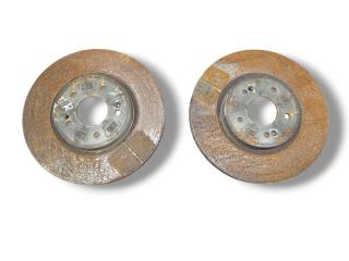 диск тормозной передний Hyundai Tucson 4 поколение NX4 2022, 1.6 л., GDi, G4FU, гибрид, робот, shimmering silver / r2t, внедорожник 5 дв., передний привод, правый руль, 51712-N7100