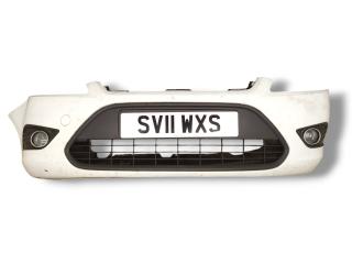 бампер передний Ford Focus 2 поколение [рестайлинг] 2010, 1.6 л., i, SHDC, бензин, 5МКПП, frozen white / 56, хетчбэк 5 дв., передний привод, правый руль, 8M51-17757-BDXWAA, 1521127