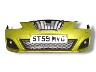 бампер передний SEAT Leon 2 поколение [рестайлинг] 2009, 1.6 л., i, BSE, бензин, 5МКПП, amarillo citrus / ls1t, хетчбэк 5 дв., передний привод, правый руль, 1P0807221M