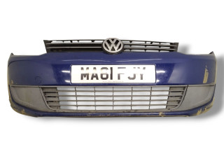 бампер передний Volkswagen Touran 1 поколение [2-й рестайлинг] 2011, 1.6 л., TDi, CAYC, дизель, 6МКПП, deep ocean blue / la5h, минивэн, передний привод, правый руль, 1T0807221M