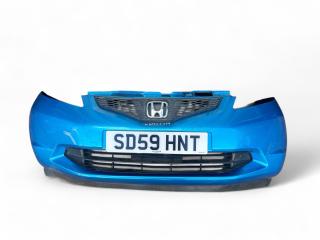 бампер передний Honda Jazz 2 поколение GG5 2009, 1.2 л., i-VTEC, L12B1, бензин, 5МКПП, brilliant sky / bg53m, хетчбэк 5 дв., передний привод, правый руль, 71101-TF0-G00Z