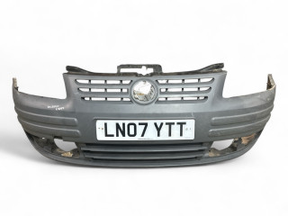 бампер передний Volkswagen Caddy 3 поколение 2007, 1.9 л., TDi PD, BLS, дизель, 5МКПП, prata reflex / la7w, фургон, передний привод, правый руль, 2K0807217