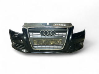 бампер передний Audi A3 8P/8PA [2-й рестайлинг] 2009, 1.9 л., TDi PD, BLS, дизель, 5МКПП, brillantschwarz / ly9b, хетчбэк 5 дв., передний привод, правый руль, 8P0807105F