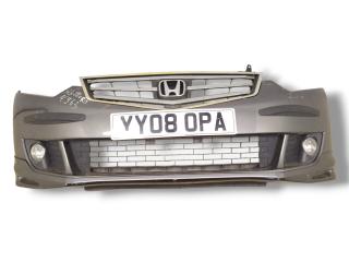 бампер передний Honda Accord 8 поколение 2009, 2.2 л., i-DTEC, N22B1, дизель, 6МКПП, polished gray metal / nh737m, седан, передний привод, правый руль, 71101-TL0-G00ZG, 71101-TL0-G00Z