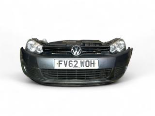 передняя часть (ноускат) в сборе Volkswagen Golf 6 поколение 2012, 1.6 л., TDi, CAYC, дизель, 5МКПП, unitedgrey / la7t, хетчбэк 5 дв., передний привод, правый руль