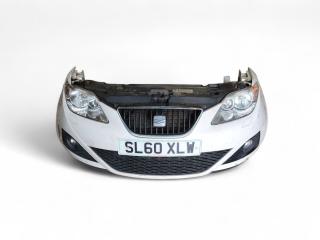 передняя часть (ноускат) в сборе SEAT Ibiza 4 поколение 6J 2010, 1.6 л., TDi, CAYC, дизель, 5МКПП, candyweiss / lb9a, универсал, передний привод, правый руль