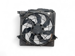 вентилятор радиатора Hyundai Santa Fe 2 поколение [рестайлинг] CM 2010, 2.2 л., CRDi, D4HB, дизель, 6МКПП, phantom black / nka, внедорожник 5 дв., полный привод, правый руль, 25380-2B700