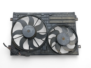 вентилятор радиатора Audi A3 8P/8PA [рестайлинг] 2005, 2.0 л., TDi PD, BKD, дизель, 6МКПП, delfingrau / lx7z, хетчбэк 5 дв., передний привод, правый руль, 1K0121207AA