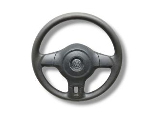 руль Volkswagen Polo 5 поколение 2010, 1.2 л., i, CGPB, бензин, 5МКПП, deepblack / lc9x, хетчбэк 3 дв., передний привод, правый руль, 6R0419091D, 6R0880201J