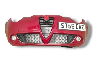 бампер передний Alfa Romeo MiTo 1 поколение 955 2009, 1.4 л., i, 199 A6.000, бензин, 6МКПП, rosso alfa / 289, хетчбэк 3 дв., передний привод, правый руль, 71777562