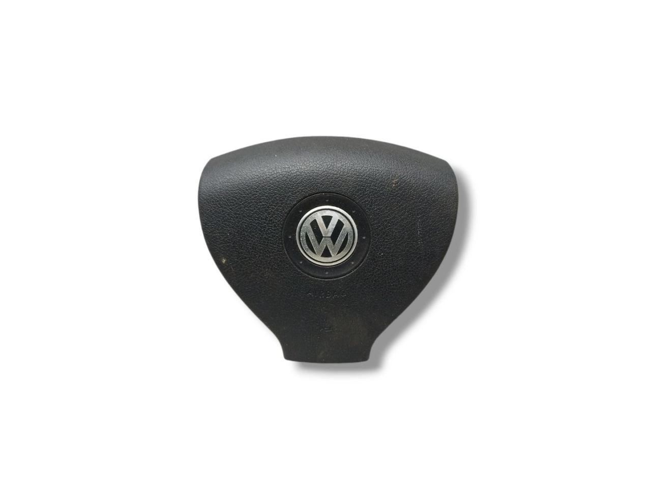 подушка безопасности водителя Volkswagen Tiguan 1 поколение 2010, 2.0 л., TDi, CBAB, дизель, 6МКПП, candyweiss / lb9a, внедорожник 5 дв., полный привод, правый руль, 5N0880201C - фото №1
