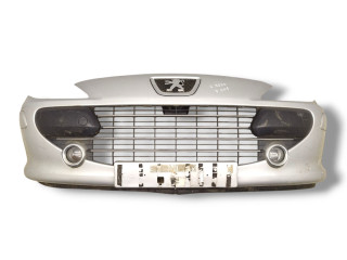 бампер передний Peugeot 307 1 поколение [рестайлинг] 2006, 1.6 л., HDi, 9HX (DV6ATED4), дизель, 5МКПП, gris aluminium / ezr, хетчбэк 5 дв., передний привод, правый руль, 9653345477