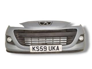 бампер передний Peugeot 207 1 поколение [рестайлинг] 2009, 1.4 л., i, KFT (TU3AE5), бензин, 5МКПП, bleu inari / kgz, хетчбэк 5 дв., передний привод, правый руль, 9688071577