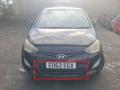 заглушка (решетка) в бампер Hyundai i20 1 поколение [рестайлинг] PB 2012, 1.1 л., CRDi, дизель, 6МКПП, black diamond / fr, хетчбэк 5 дв., передний привод, правый руль, 86561-1J500 - фото №3