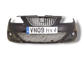 бампер передний SEAT Ibiza 4 поколение 6J 2009, 1.4 л., i, BXW, бензин, 5МКПП, negro magico / lc9z, хетчбэк 3 дв., передний привод, правый руль, 6J0807217H
