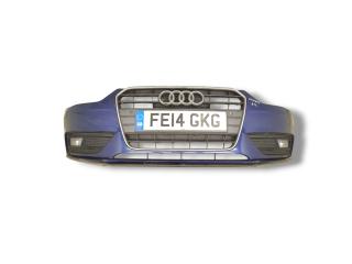 бампер передний Audi A4 B8 [рестайлинг] 2014, 2.0 л., TDi, CJCB, дизель, 6МКПП, scubablau / lx5q, универсал, передний привод, правый руль, 8K0807437AA