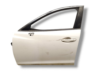 дверь передняя левая Mazda 6 GJ [рестайлинг] GJ 2015, 2.2 л., TD, SHY1, дизель, 6МКПП, snowflake white / 25d, седан, передний привод, правый руль, GHY05902XJ