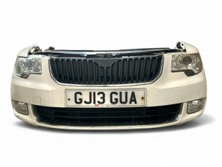 передняя часть (ноускат) в сборе Skoda Superb 2 поколение 3T 2013, 2.0 л., TDi, CFFB, дизель, АКПП, candyweiss / lf9e, лифтбэк, передний привод, правый руль, 1K0121251DM, 3T0807221G, 3T0805588D, 3T0807109C, 1K0121205AJ, 3T2941017C, 3T2941018C