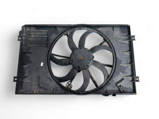 вентилятор радиатора Skoda Octavia 2 поколение (A5) [рестайлинг] 1Z 2010, 1.9 л., TDi PD, BXE, дизель, 5МКПП, reflex silver / la7w, лифтбэк, передний привод, правый руль, 1K0121205AA