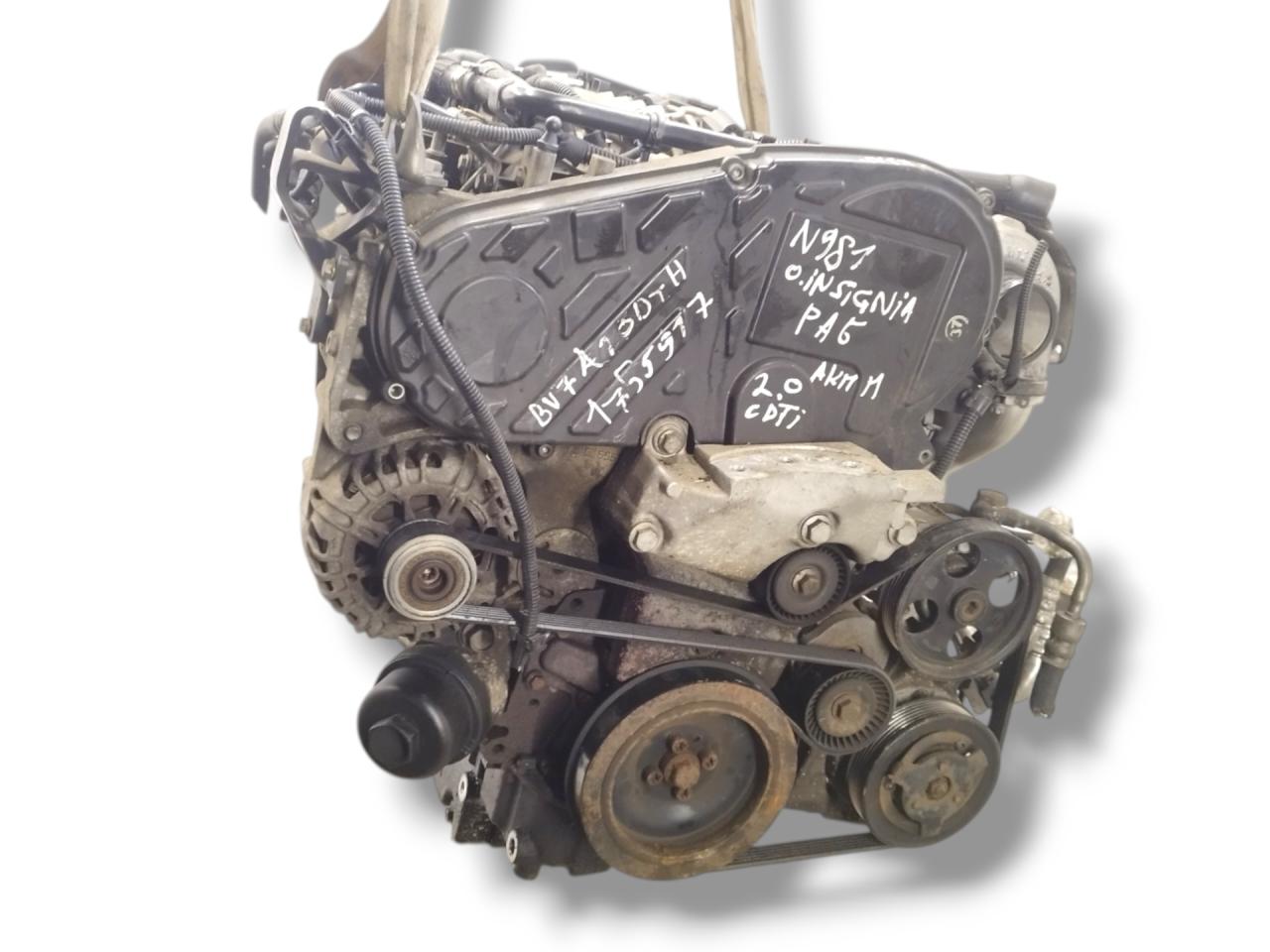 двигатель Opel Insignia 1 поколение (A) 2010, 2.0 л., CDTi, A 20 DTH, дизель, АКПП, ozeanblau / 22a, универсал, передний привод, правый руль, A20DTH - фото №1