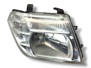 фара правая Nissan Navara D40 [рестайлинг] D40 2010, 2.5 л., DCi, YD25DDTi, дизель, 6МКПП, dark blue / bw9, пикап, полный привод, правый руль, 260105X00B, 1LE238055-04