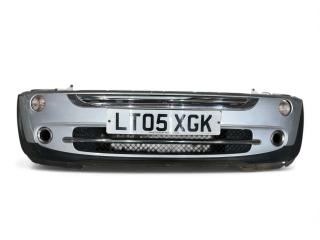 бампер передний Mini Cooper 1 поколение [рестайлинг] R50 2005, 1.6 л., i, W10 B16 A, бензин, АКПП, pure silver / 900, хетчбэк 3 дв., передний привод, правый руль, 51117127925, 7127925