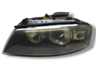 фара левая Audi A3 8P 2004, 2.0 л., TDi PD, BKD, дизель, 6МКПП, silbersee / ly7w, хетчбэк 3 дв., передний привод, правый руль, 8P0941003E, 0301206671