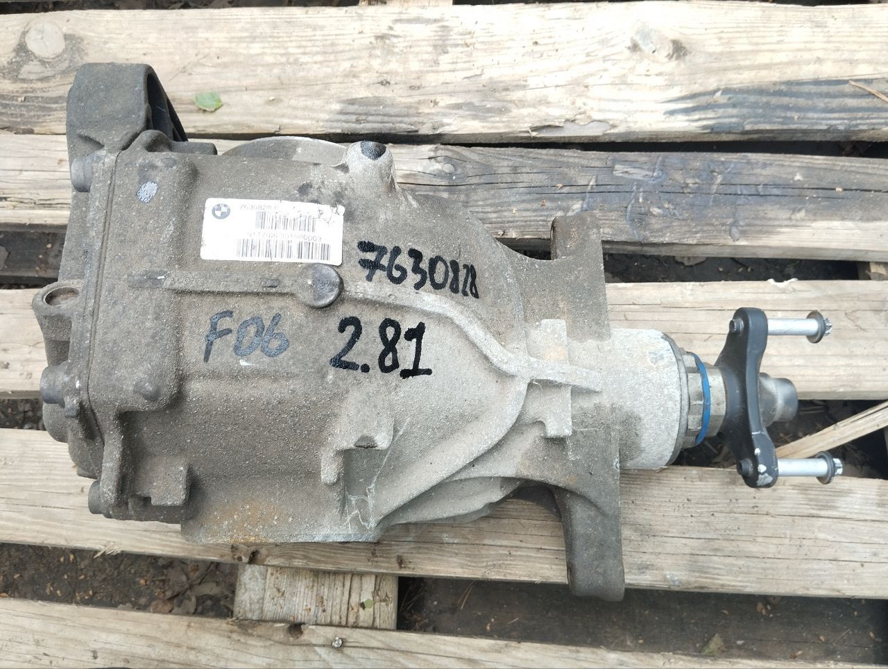редуктор заднего моста BMW 6 серия G32 2019, 4.0 л., дизель, 7630828 - фото №1