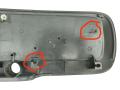 накладка подсветки номера Renault Laguna 1 поколение 1998, универсал, 7700840574, 7701678422, 92013200 - фото №9
