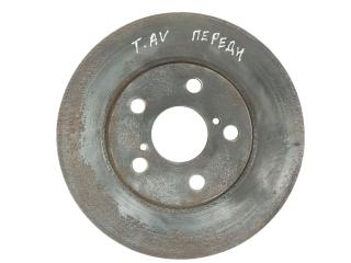 диск тормозной передний Toyota Avensis 1 поколение (T220) 1999, 2.0 л., дизель