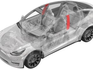 камера бокового обзора Tesla Model Y 1 поколение 2023, полный привод, 1506885-00-D, 1516255-00-E, 1494240-00-A, 1092978-00-C, 1497679-00-C