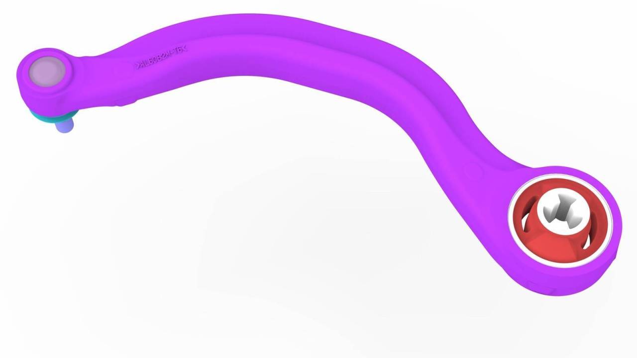 рычаг передний левый Tesla Model 3 1 поколение 2022, red, полный привод, 1044354-00-A - фото №1