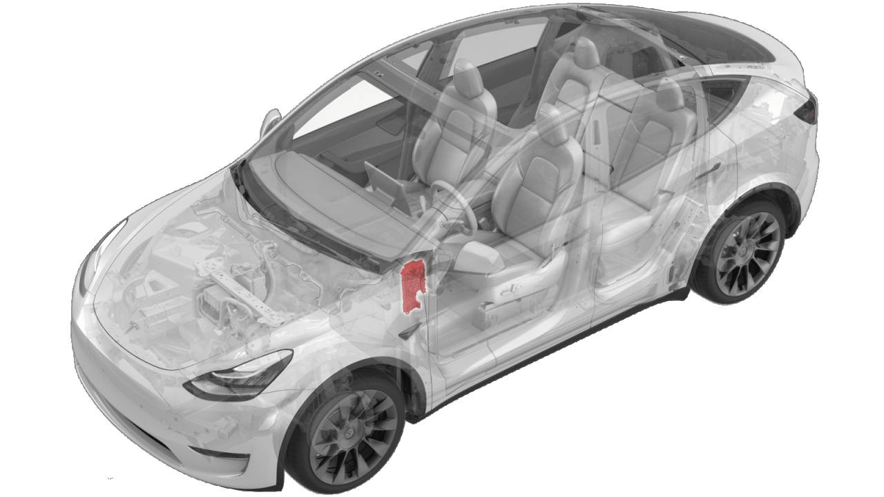 блок управления (другие) Tesla Model Y 1 поколение 2022, полный привод, 1497847-39-D, 1497850-00-D, 1497851-00-C - фото №1