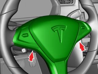 подушка безопасности водителя Tesla Model S 1 поколение [рестайлинг] 2020, black, полный привод, 1456163-31-A