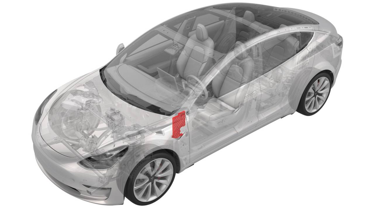 блок управления (другие) Tesla Model 3 1 поколение 2022, 1567455-00-C, 1497850-00-D, 1567359-00-B - фото №1