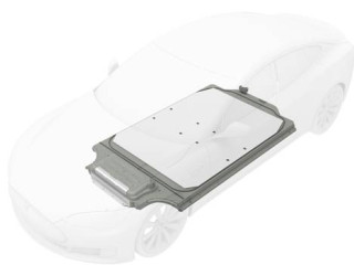 высоковольтная батарея Tesla Model S 1 поколение 2016, полный привод, правый руль, 1063792-00-A, 1014116-00-D