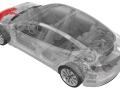 передняя панель крепления облицовки (телевизор) Tesla Model 3 1 поколение 2023, red, задний привод, 1110240-00-B, 1118289-00-L, 1083501-00-A, 1083501-00-B, 1118289-00-H - фото №2