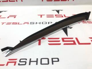 Накладка декоративная обшивки двери Tesla Model S 1 поколение [2-й рестайлинг] (2021 - 2025), 1564273-01-E